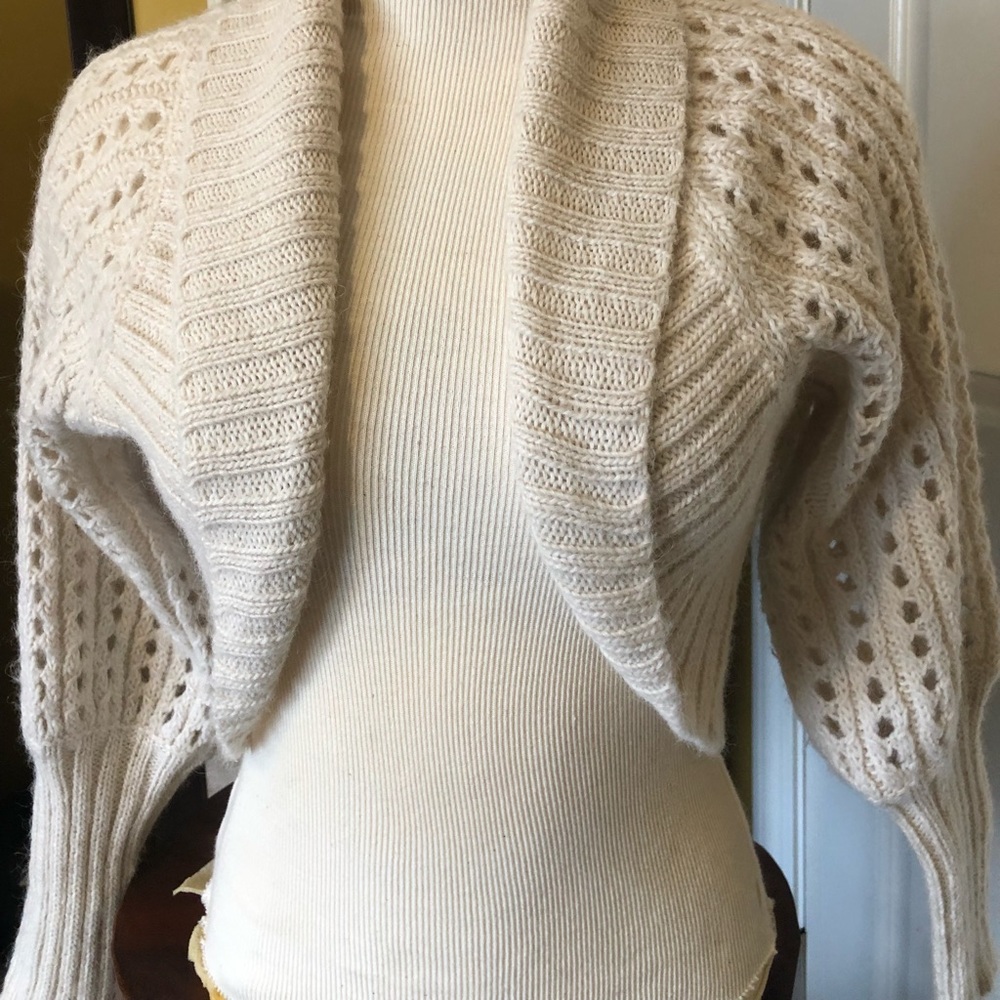 An Off-white French Connection bolero cardigan